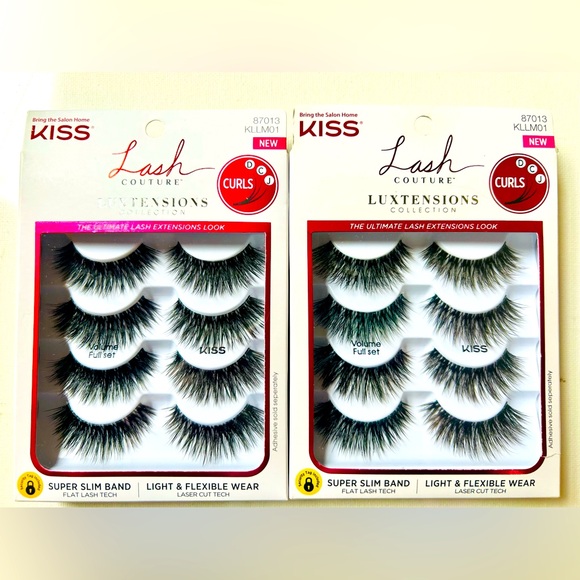 Kiss Lash Couture Naked Drama Taffeta Eyelashes Multi-Pack - Picture 1 of 1